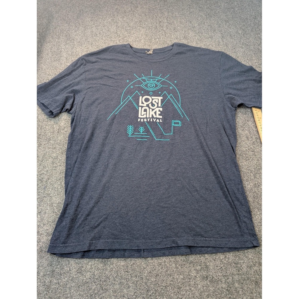 Lost Lake Music Festival Shirt Mens 2XL Blue Phoenix AZ 2017 Next‎ Level Tee